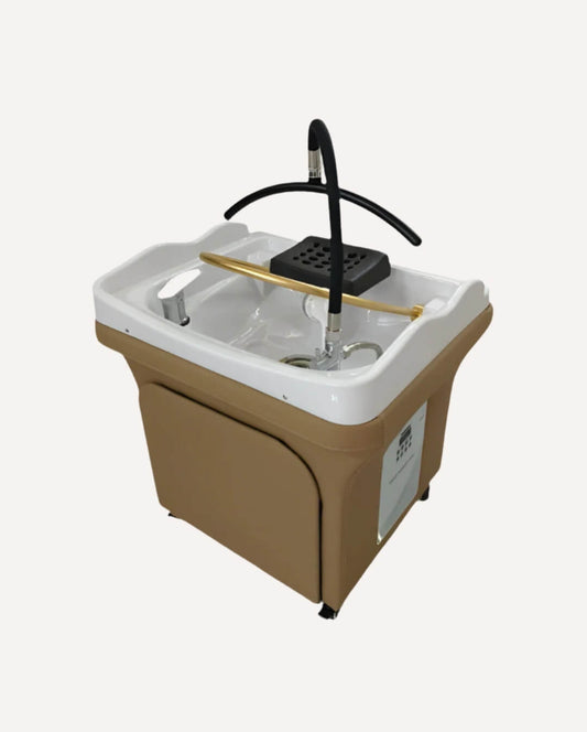 Head Spa Double Ring Water Circulation Head Therapy - Plumbed -Side Angle View