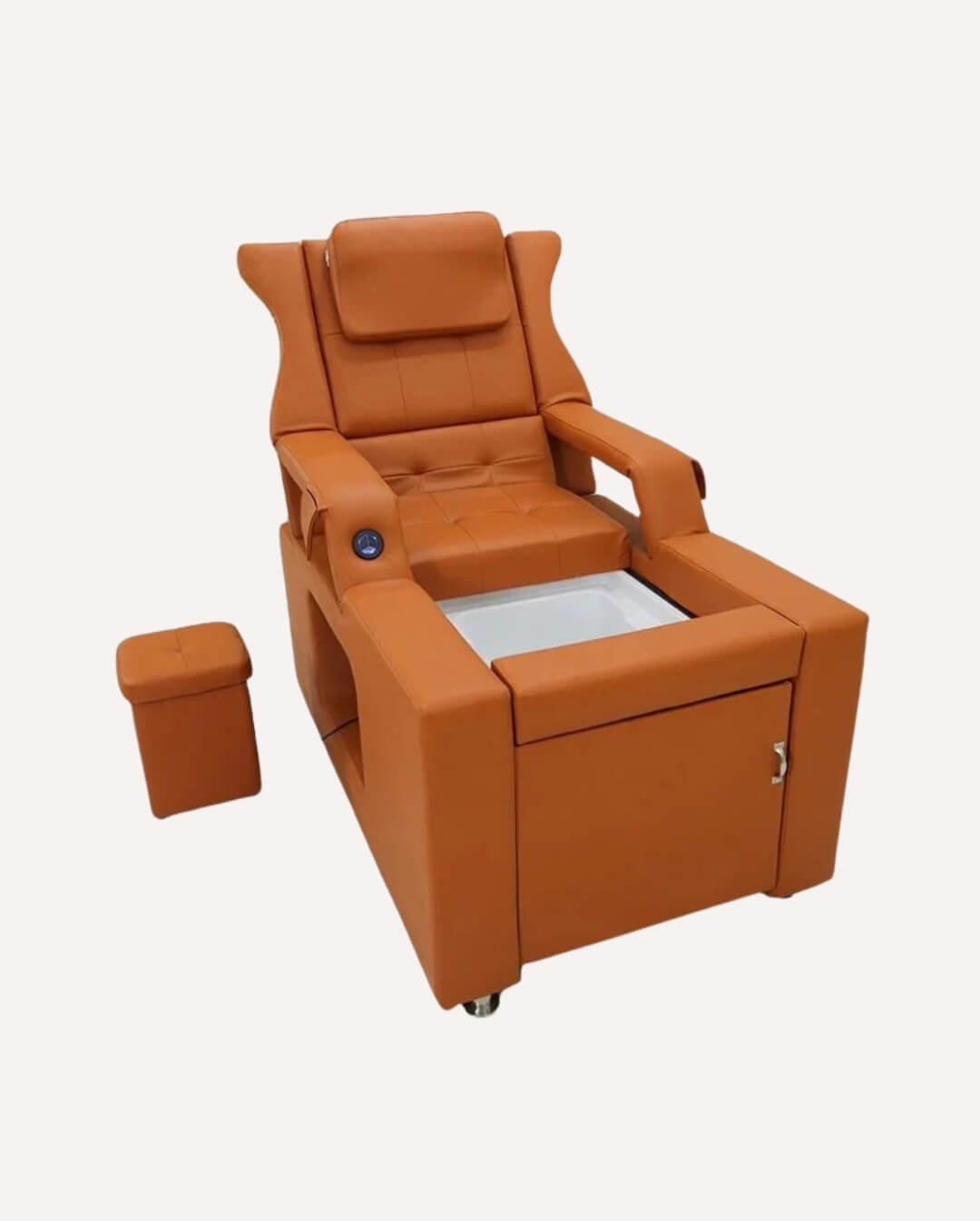 Head & Foot Spa Throne Massage Bed -Front View