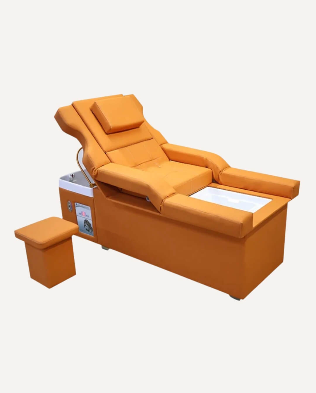 Head & Foot Spa Throne Massage Bed -With Footbath