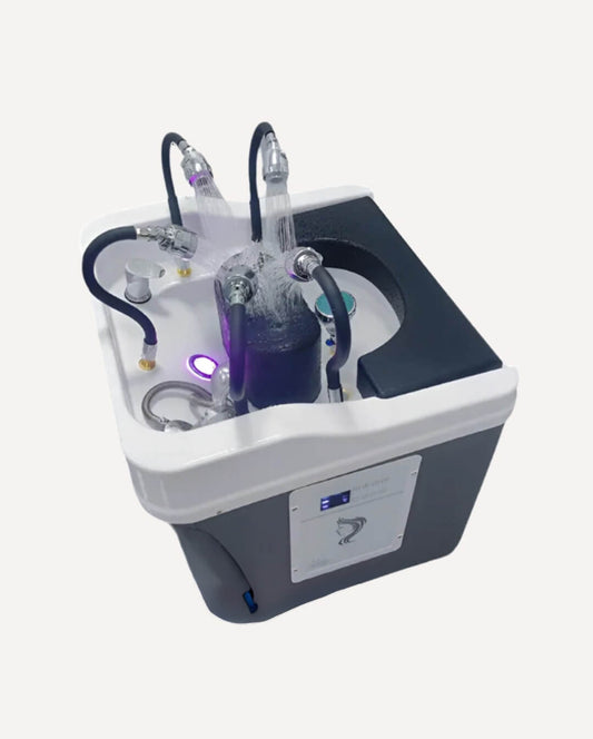 Head Spa - Pressure Point 5-Head Sink Plumbing  - Top Angle View