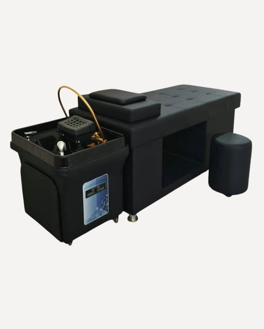 Head Spa Sink & Spa Bed - Plumbed Black