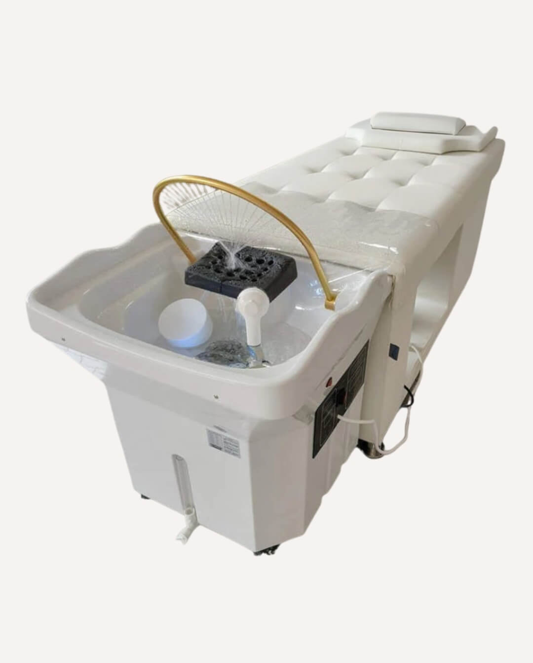 Head Spa Sink & Spa Bed - Non Plumbed  white