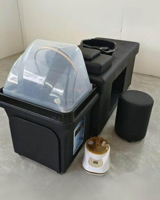 Head Spa Sink & Spa Bed - Plumbed With Steam Dom