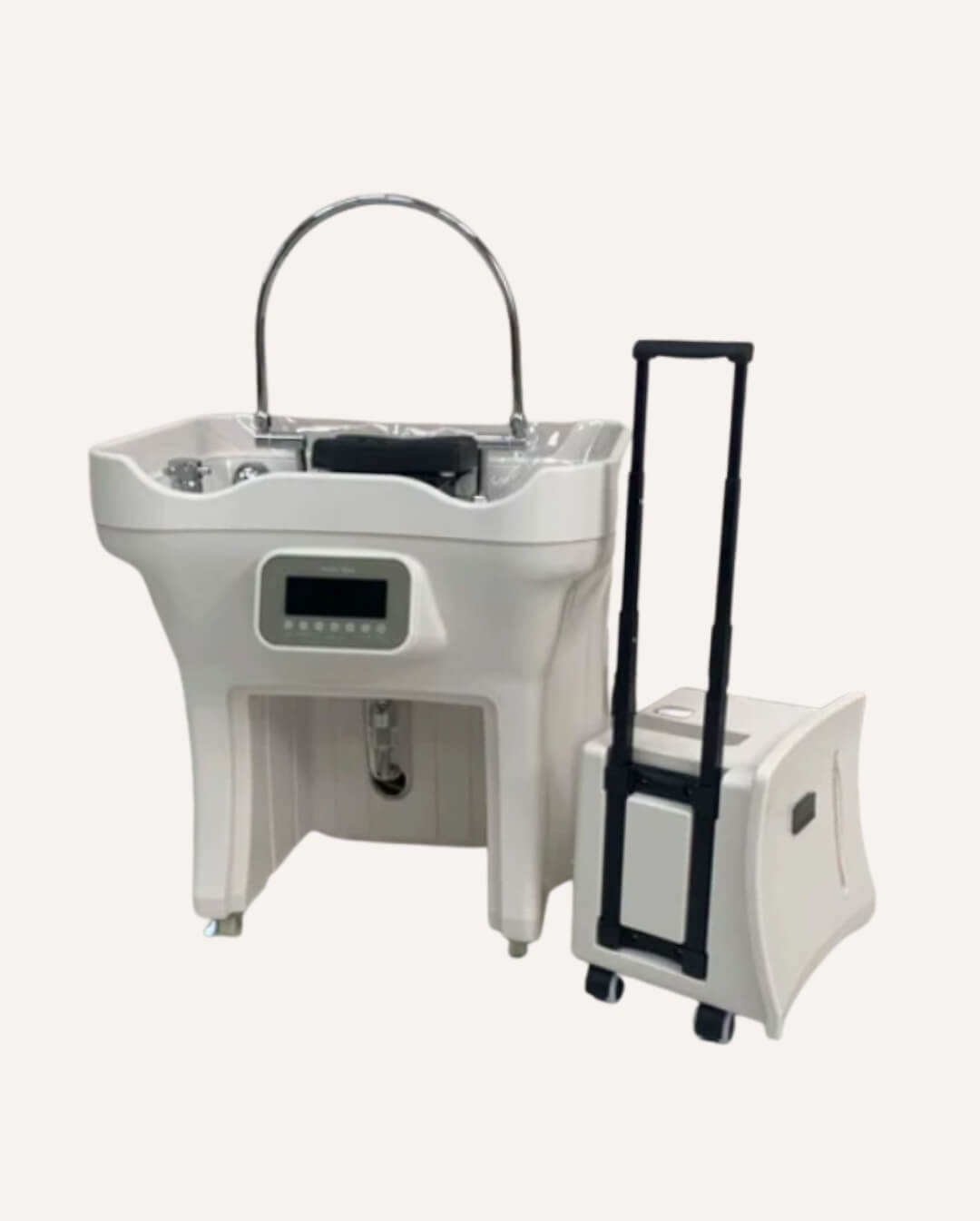 Head Spa Sink + Internal Water Storage Tank - Non-Plumbed - With Water Tank Trolley