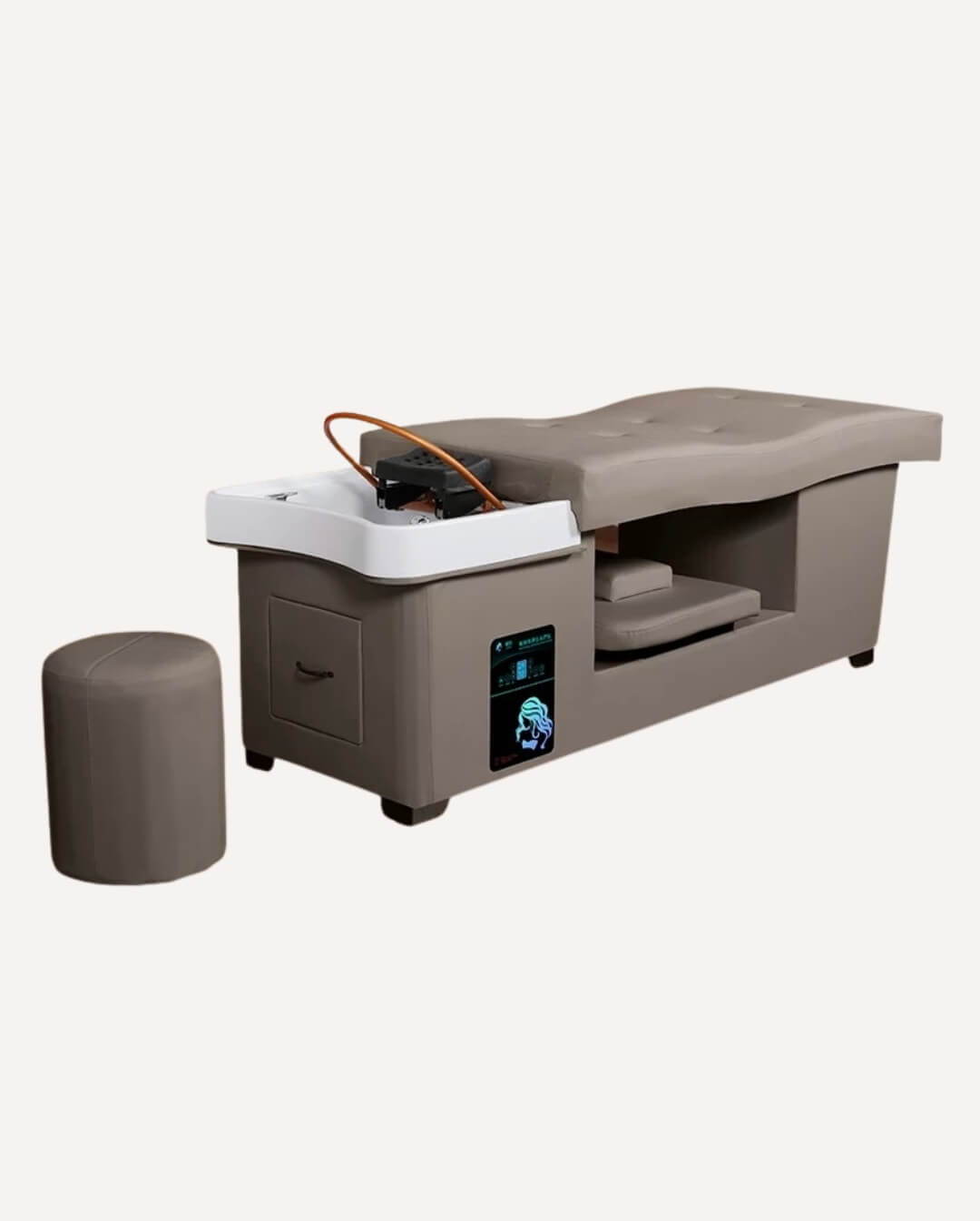 Vital Glow JAPANESE HEAD SPA TREATMENT PLUMBED TABLE Brown