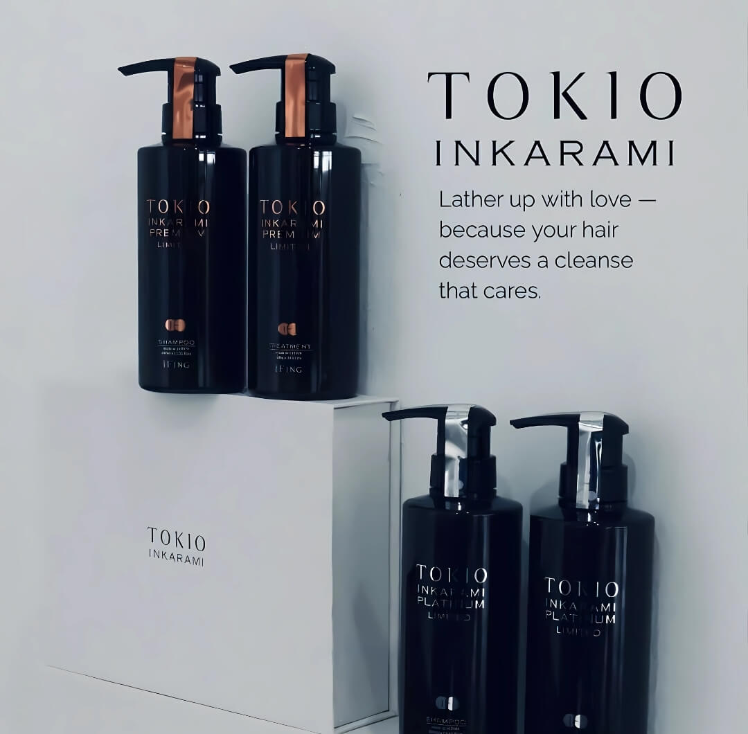 TOKIO Inkarami premium shampoo and treatment for professional hair care and repair